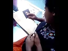Magro menina com video de homem fazendo sexo oral Peitos grandes.